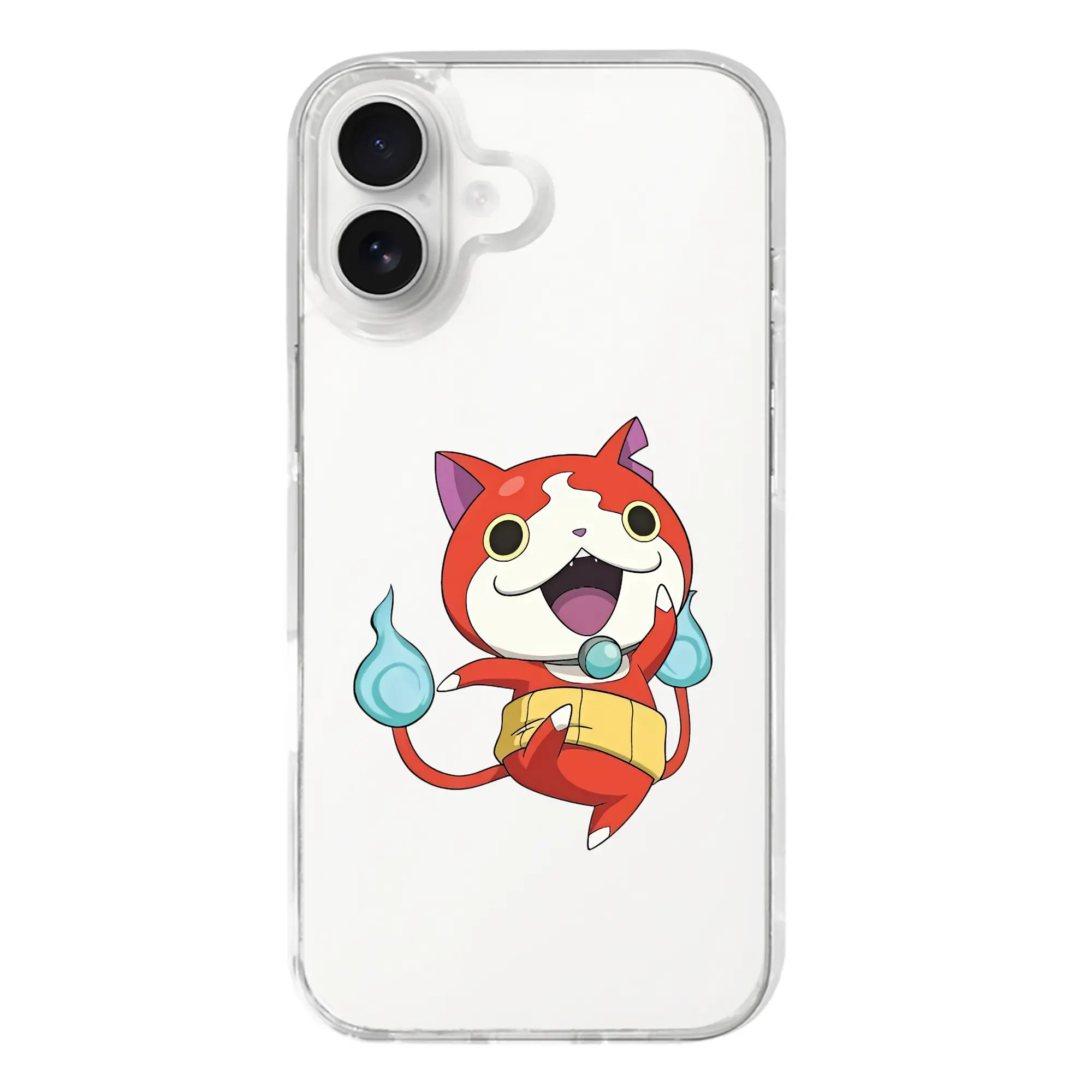 妖怪ウォッチ グッズ,ジバニャン - iPhone 17シリーズ 透明スマホケース – 薄型・耐衝撃・精密フィット保護カバー